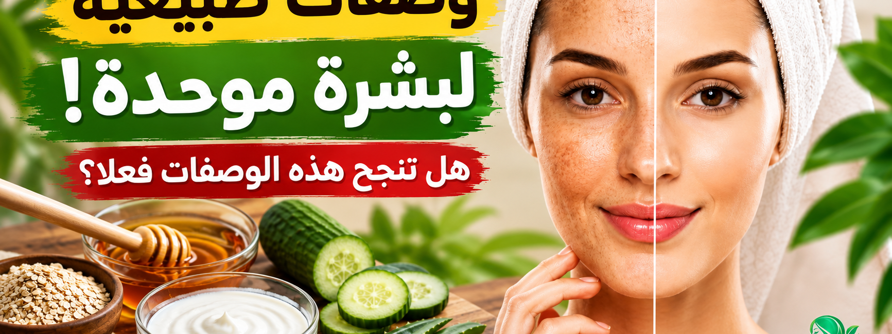 وصفات طبيعية لتوحيد لون البشرة